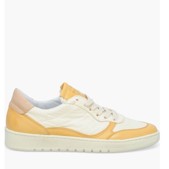 Miz Mooz Veronica Leather Sneaker Lightweight Yellow/White Size 7.5 Euro 38, NWT - Picture 6 of 17
